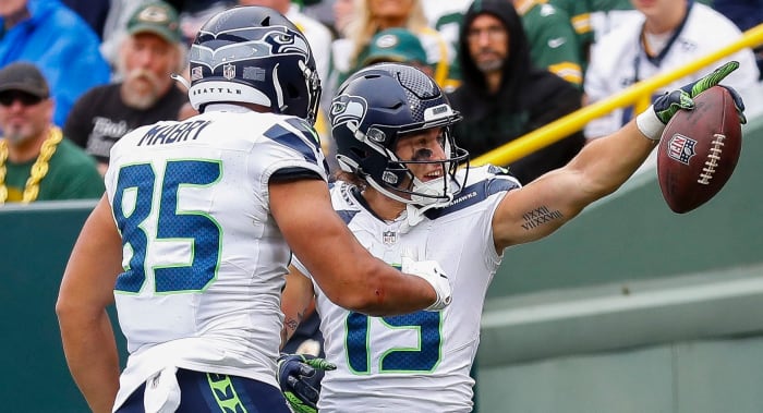 Becoming a fan favorite in exhibition play, Jake Bobo scored a pair of touchdowns for the Seahawks, but he had already made a statement on the practice field before then.